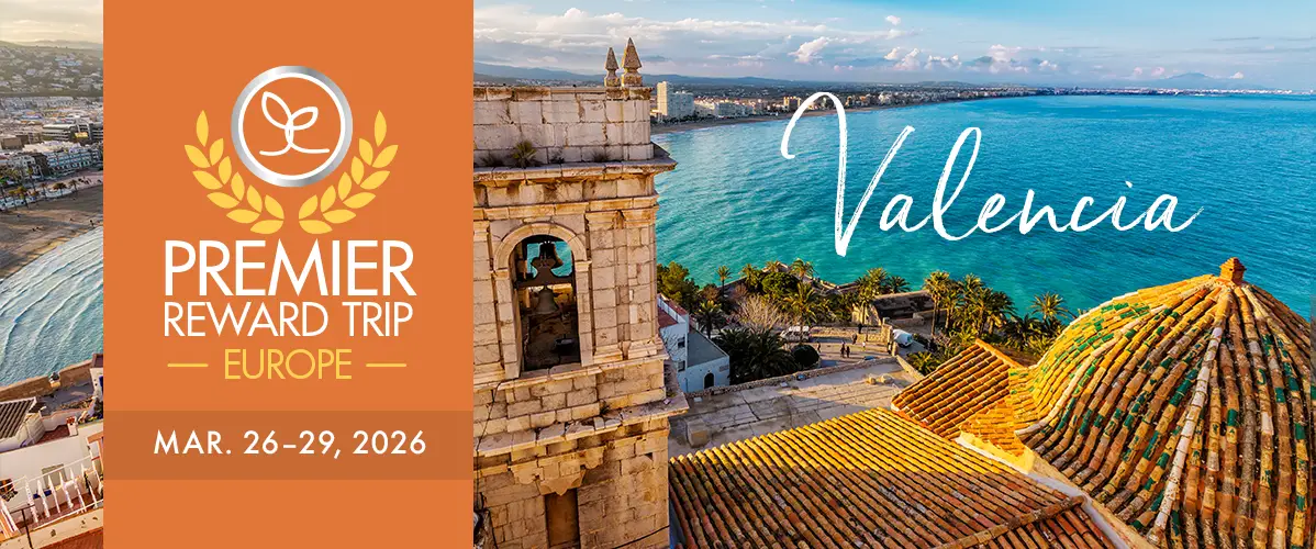 Premier Reward Trip Valencia Mar. 26-29, 2026