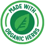 Made with Organic Herbs badge