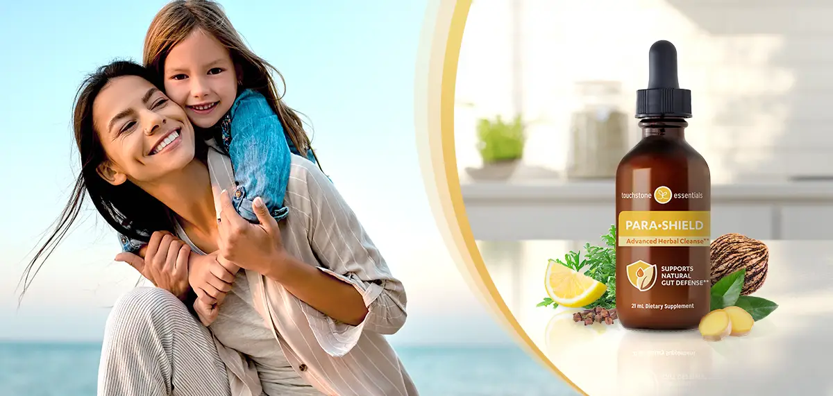 Woman and child with Para-Shield